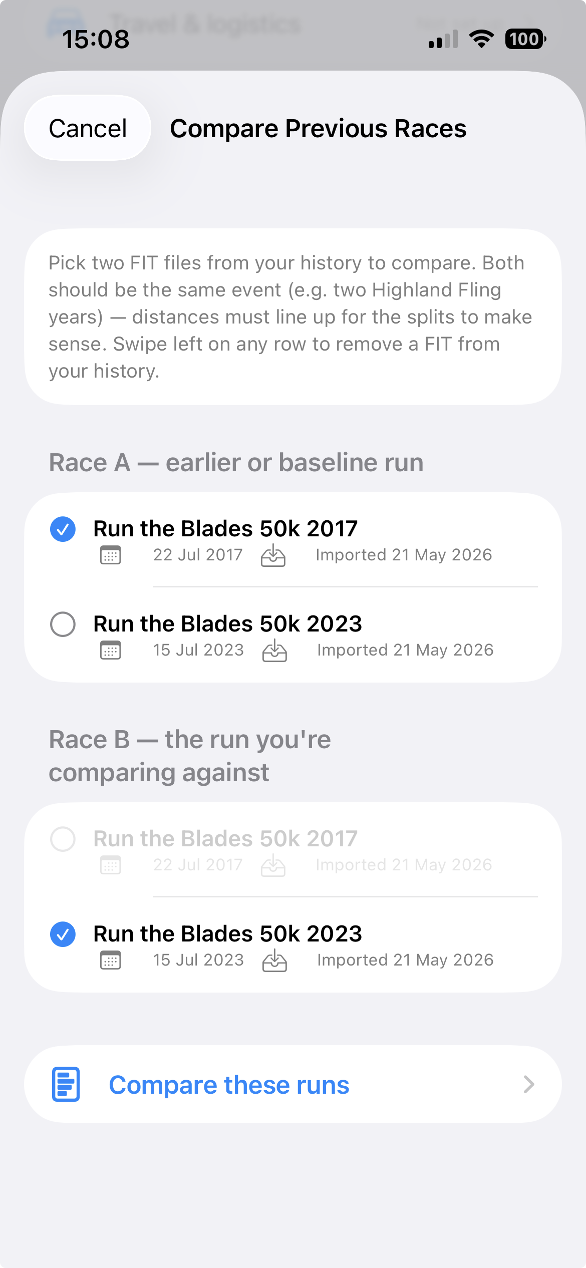 Compare race